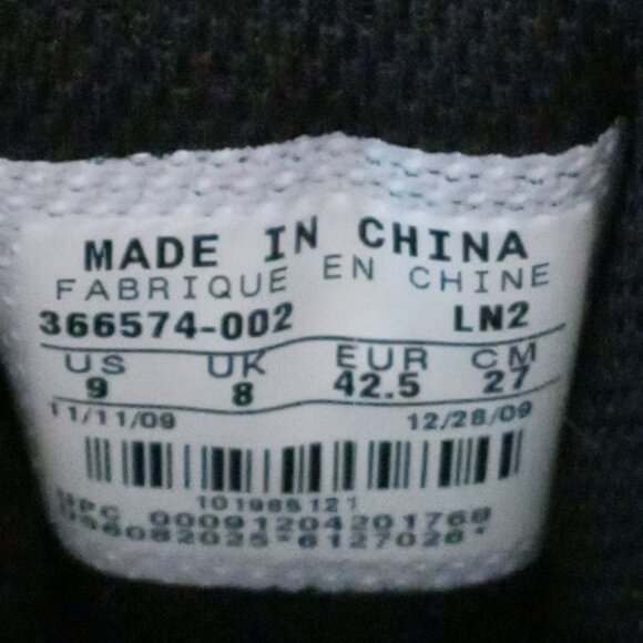 Nike Air Flight Condor High, Size US 9, Light Grey-Turquoise-Black - Picture 4 of 7